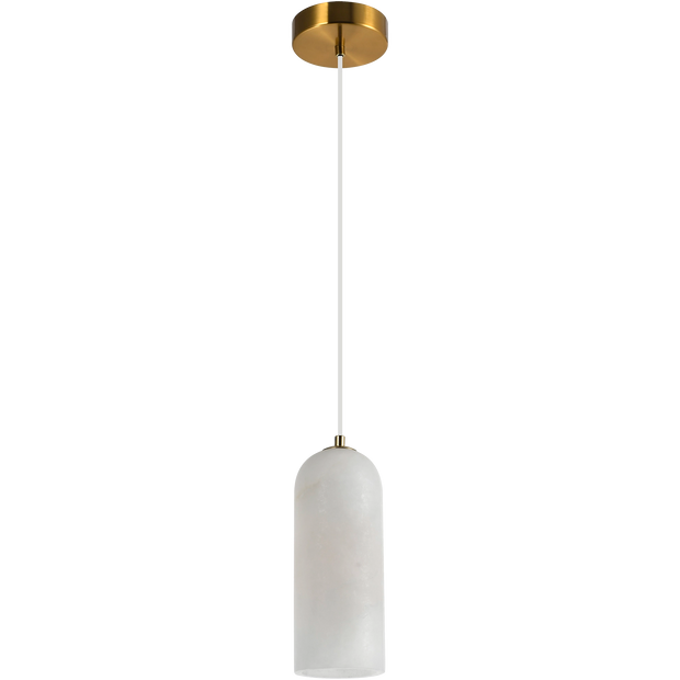 Bower Alabaster & Brass E27 100mm  Pendant