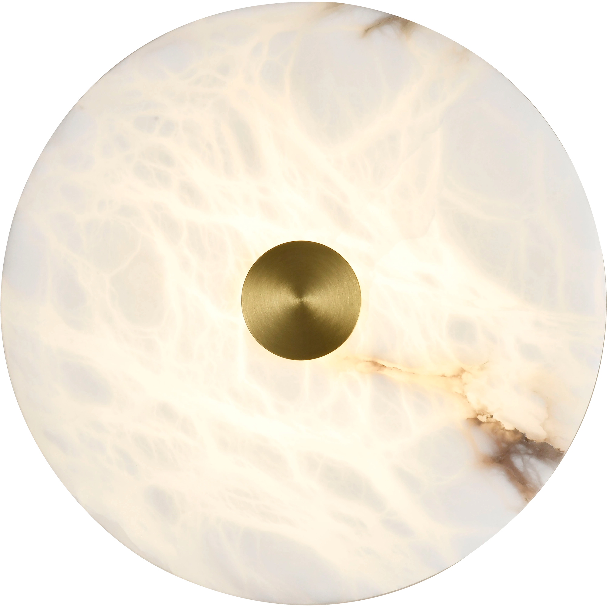 Bower Alabaster & Brass 15W 200mm CCT LED Wall Light