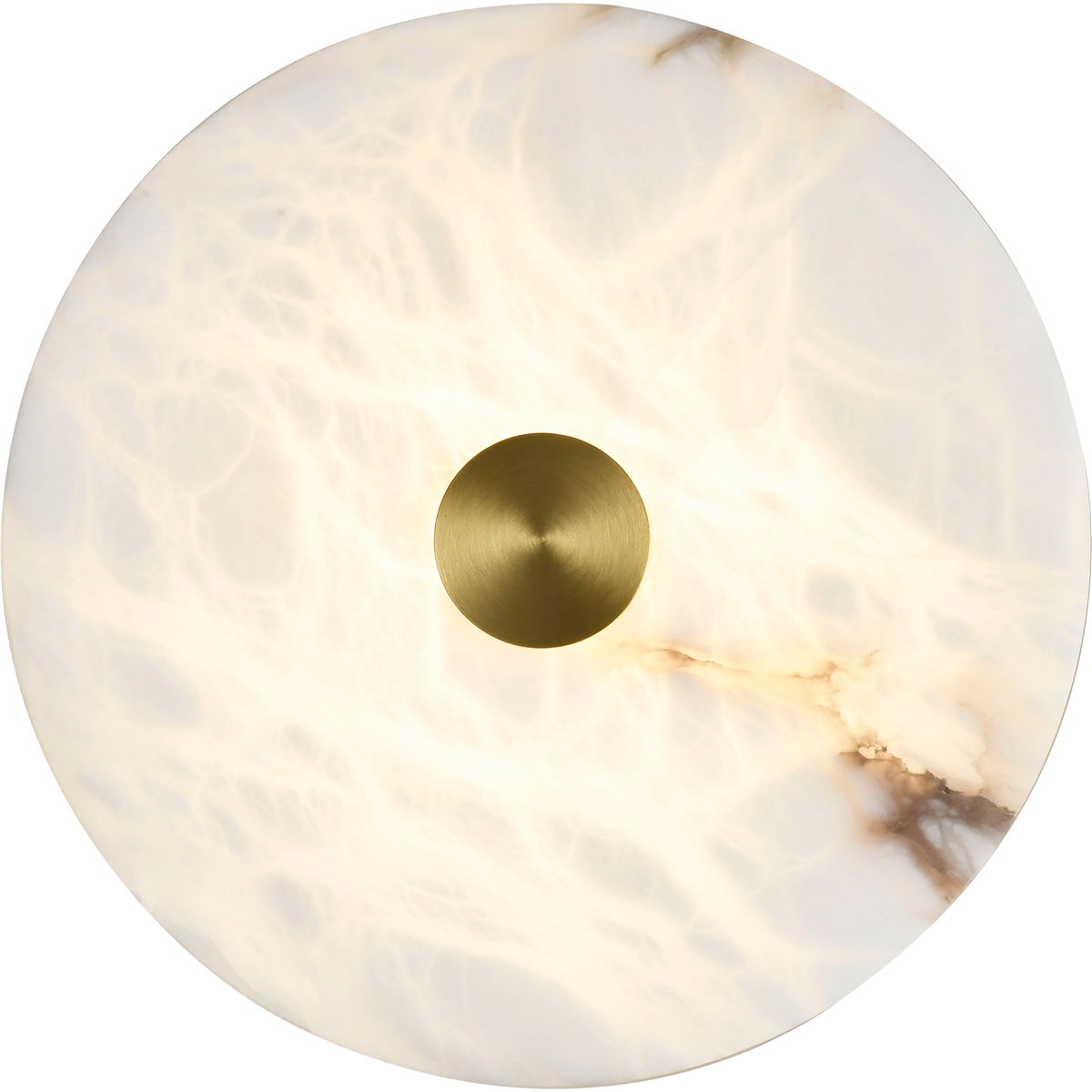 Bower Alabaster & Brass 15W 200mm CCT LED Wall Light