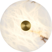 Bower Alabaster & Brass 15W 200mm CCT LED Wall Light