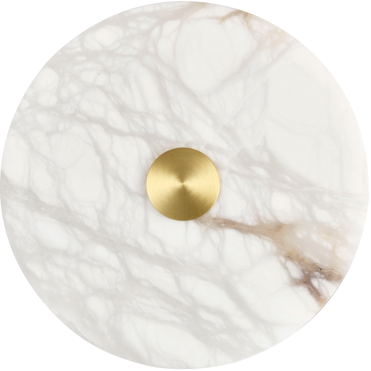 Bower Alabaster & Brass 15W 250mm CCT LED Wall Light