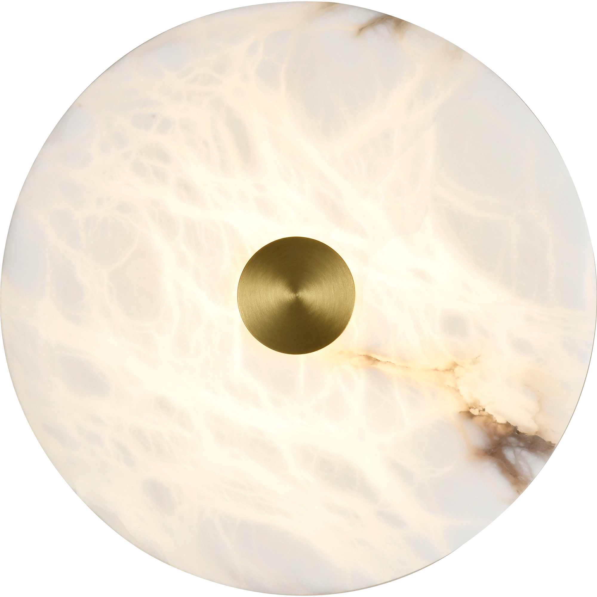 Bower Alabaster & Brass 15W 250mm CCT LED Wall Light