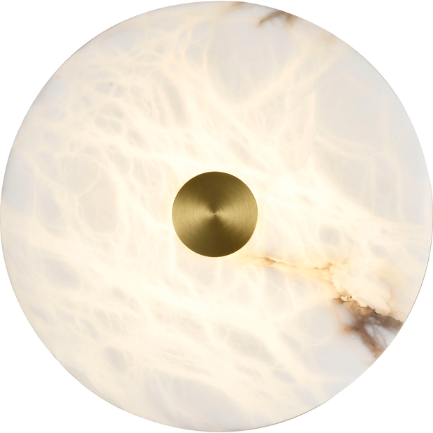 Bower Alabaster & Brass 15W 250mm CCT LED Wall Light