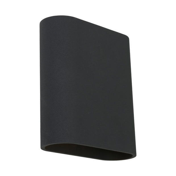 Cougar Black Bowen Exterior LED Wall Light IP54