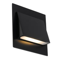 Thumbnail for Brea 3 Watt LED Square Stair Light in Black