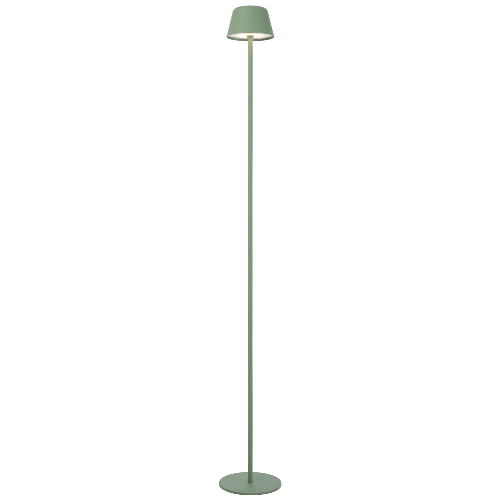Briana White, Brown, Green or Black 3W 3CCT Rechargeable Floor Lamp