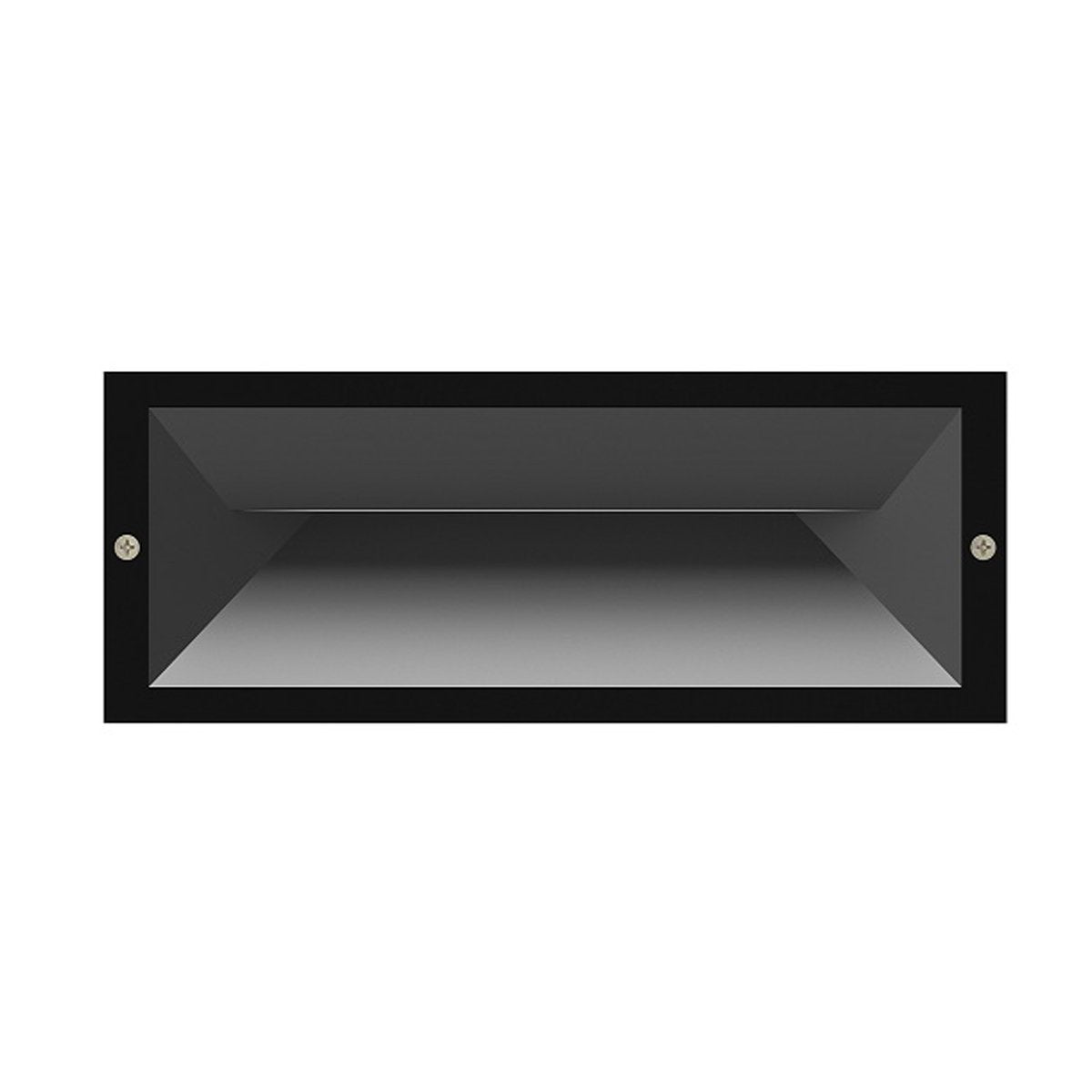 Brick 13 watt Exterior LED Recessed 60 Degree Beam Wall Light in Dark Grey