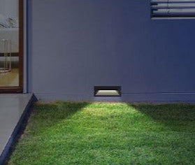 BRICKTRI: LED Tri-CCT Exterior Recessed Rectangular Wall / Brick Lights IP65