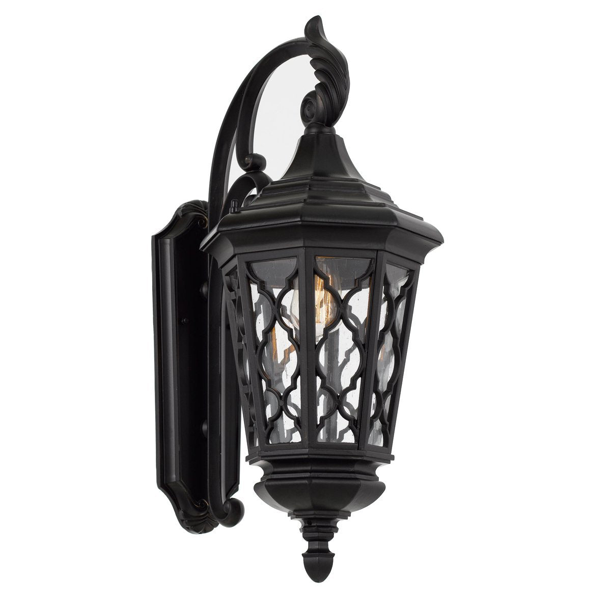 Brinley Small IP44 Exterior Wall Light in Black