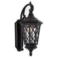 Thumbnail for Brinley Small IP44 Exterior Wall Light in Black