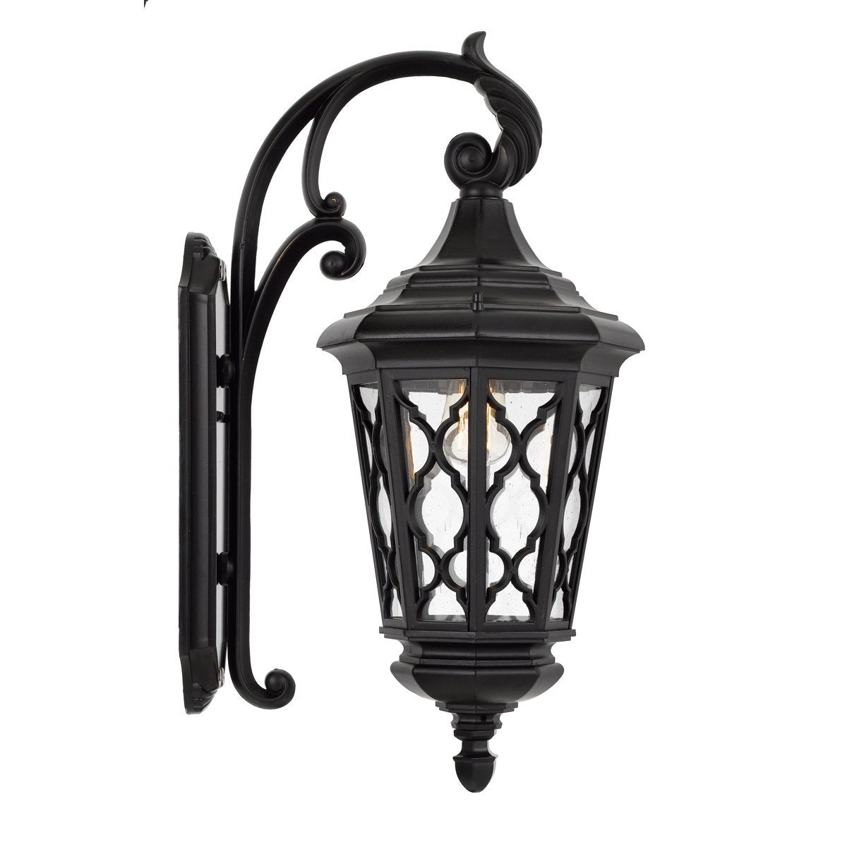 Brinley Small IP44 Exterior Wall Light in Black