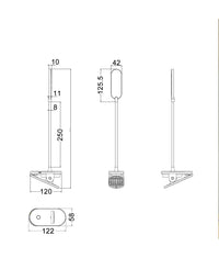 Thumbnail for BUDDY: LED Rechargeable Portable Touch Clip Lamp