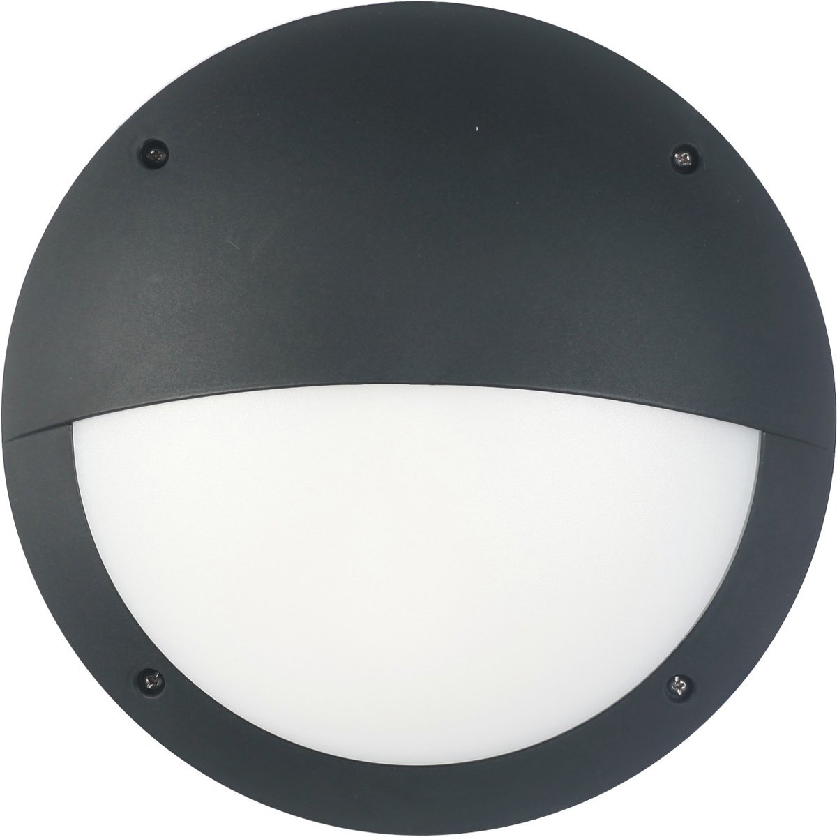 Bulk Round Eyelid 12 watt LED Bunker Light in Black