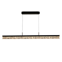 Thumbnail for Brystol Black 40W CCT 2000mm Crystal Linear Pendant