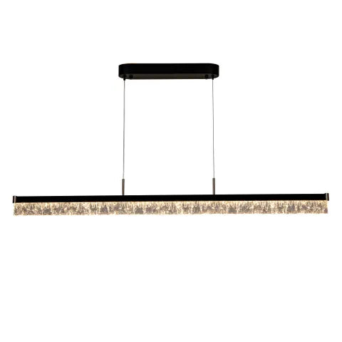 Brystol Black 40W CCT 2000mm Crystal Linear Pendant