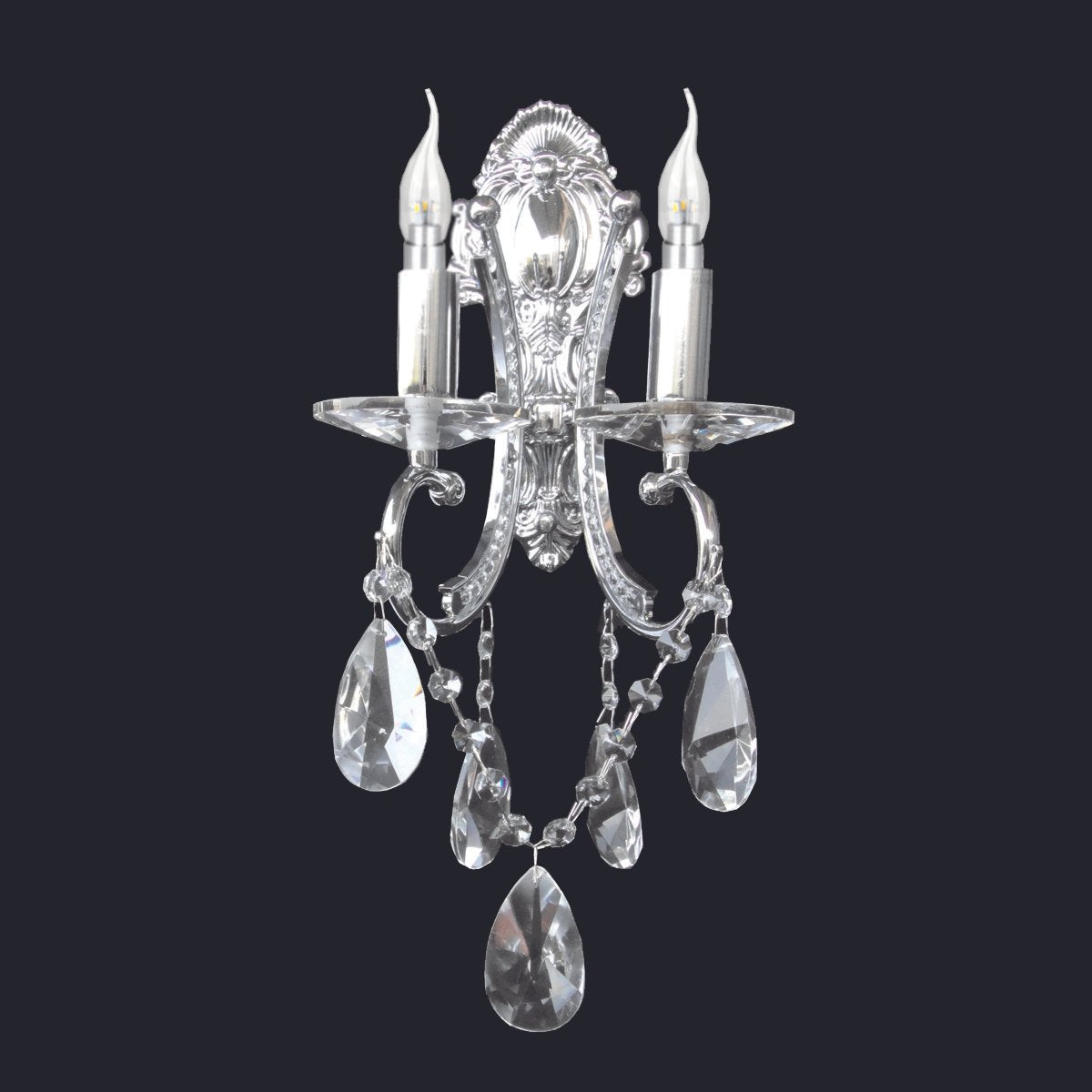 Buckingham 270 Chrome Wall Light - CRWBUC02270CH