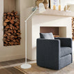 Cadena White or Black Adjustable Floor Lamp