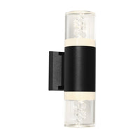 Thumbnail for Cougar Black Calgary Exterior Up down Wall Light IP54