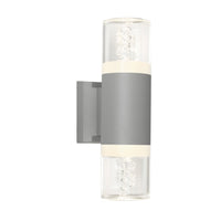 Thumbnail for Cougar Silver Calgary Exterior Up down Wall Light IP54