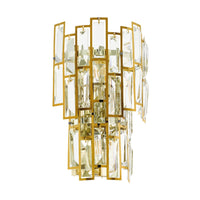 Thumbnail for Calmeilles Wall Light 3X25W E14 Brass/Crystal