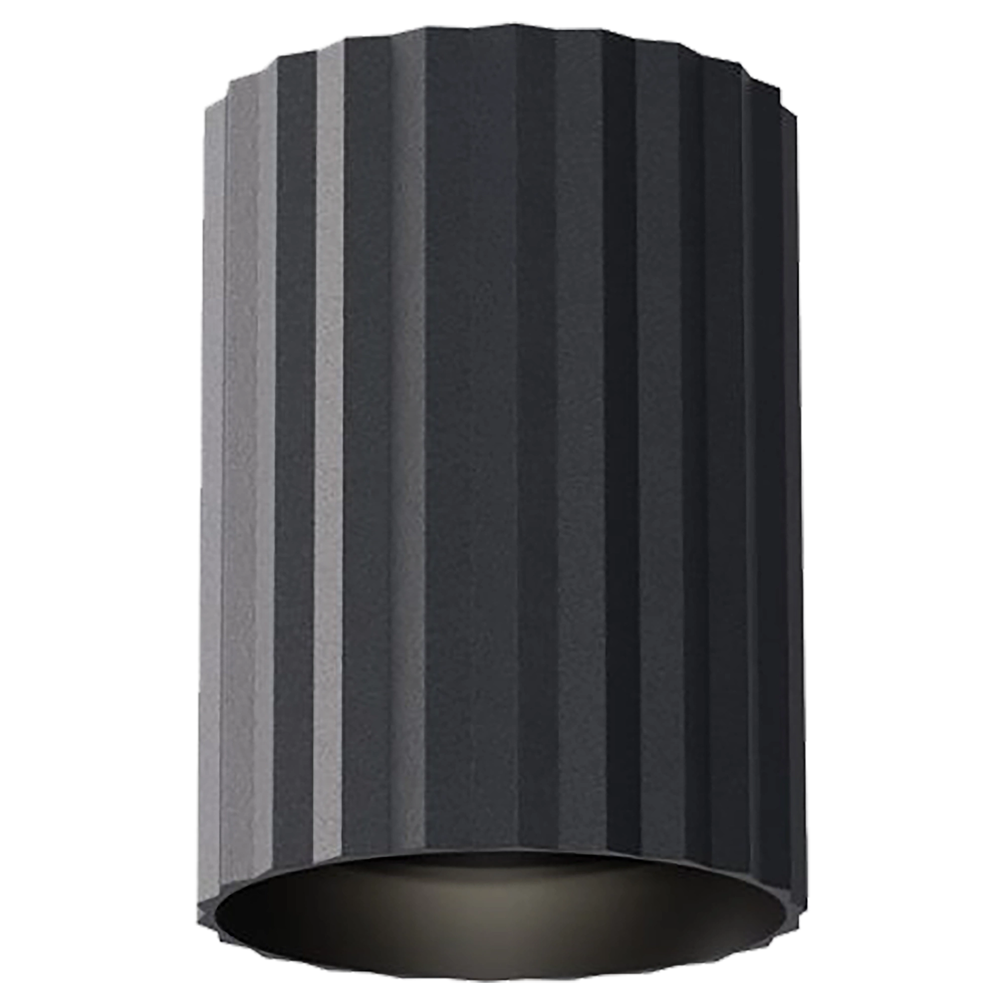 Canary Black 150mm GU10 Surface Mounted Downlight