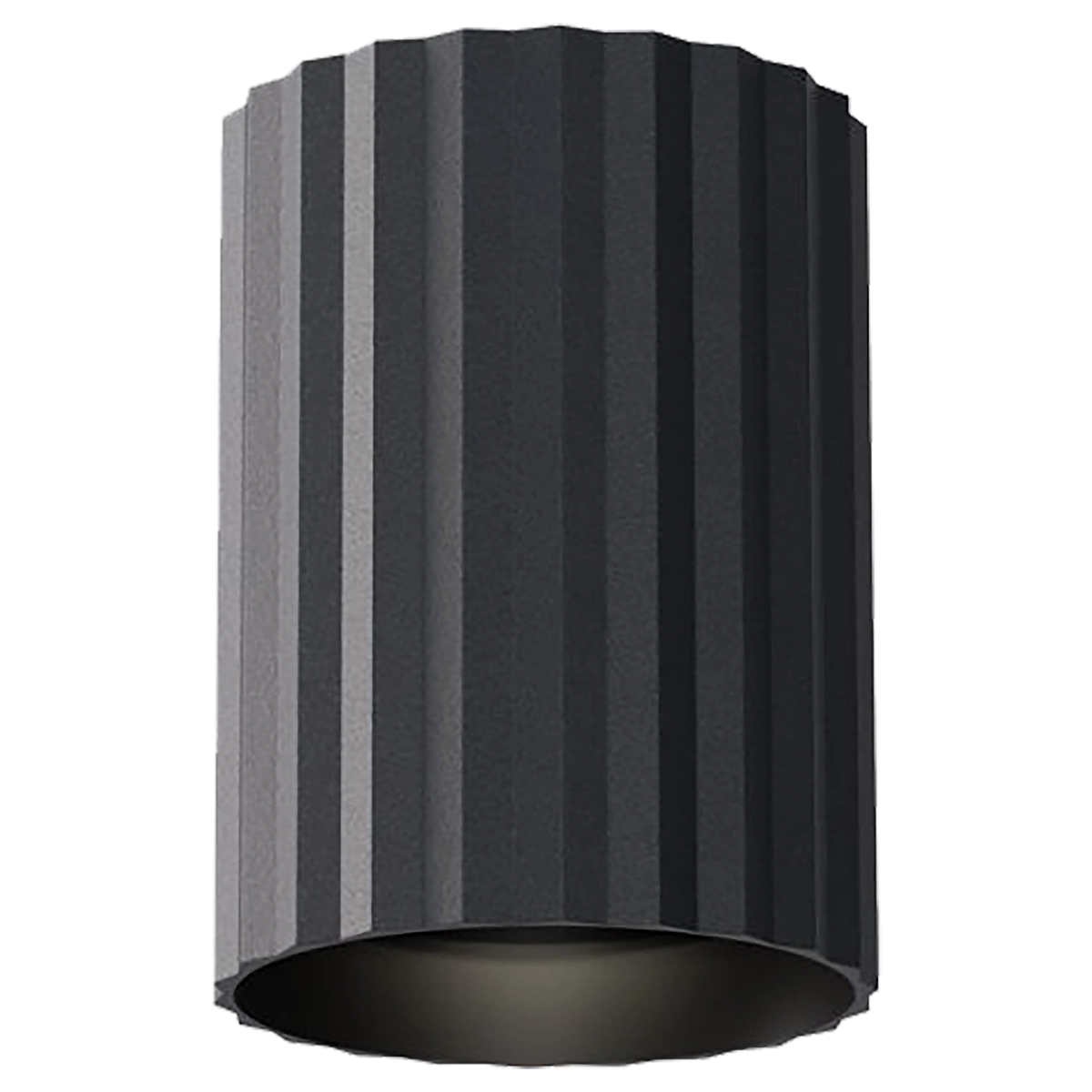 Canary Black 150mm GU10 Surface Mounted Downlight