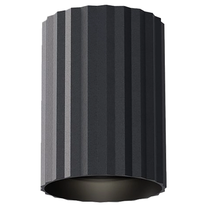 Canary Black 150mm GU10 Surface Mounted Downlight