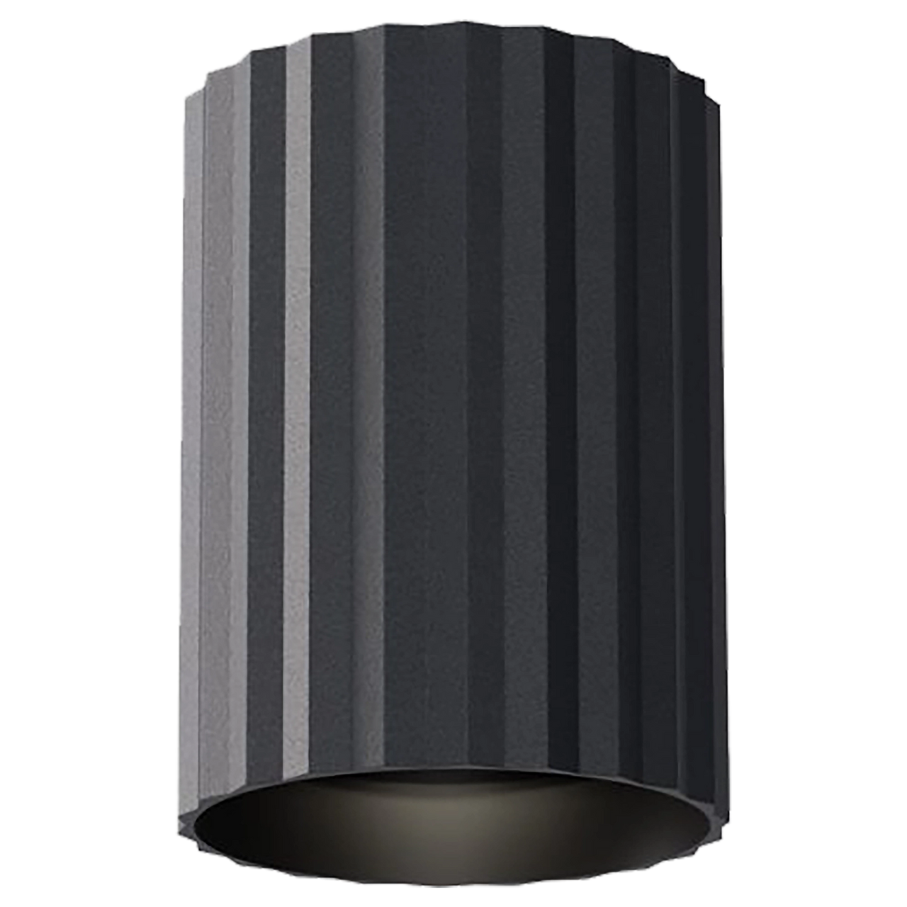 Canary Black 150mm GU10 Surface Mounted Downlight