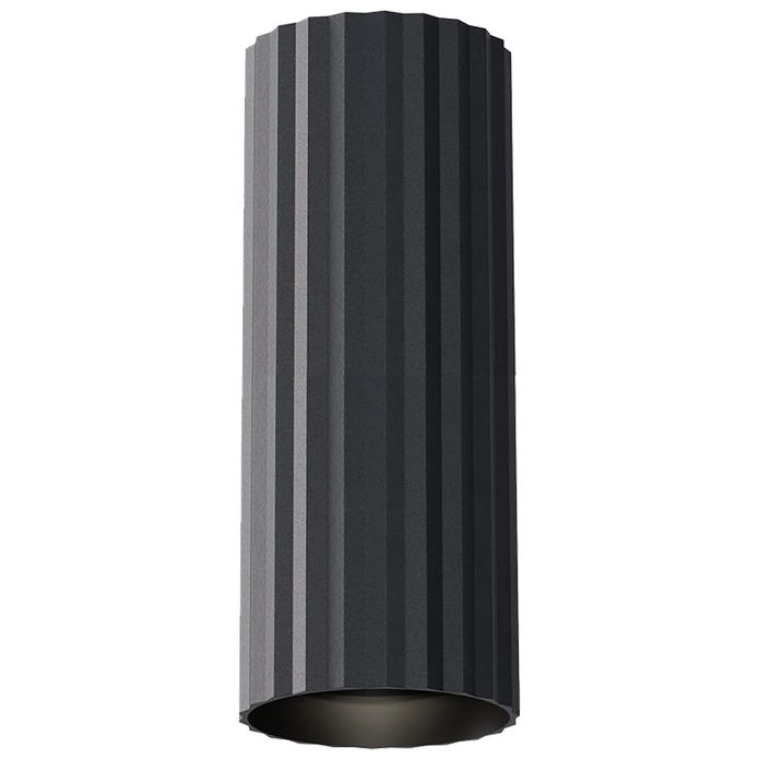 Canary Black 330mm GU10 Surface Mounted Downlight