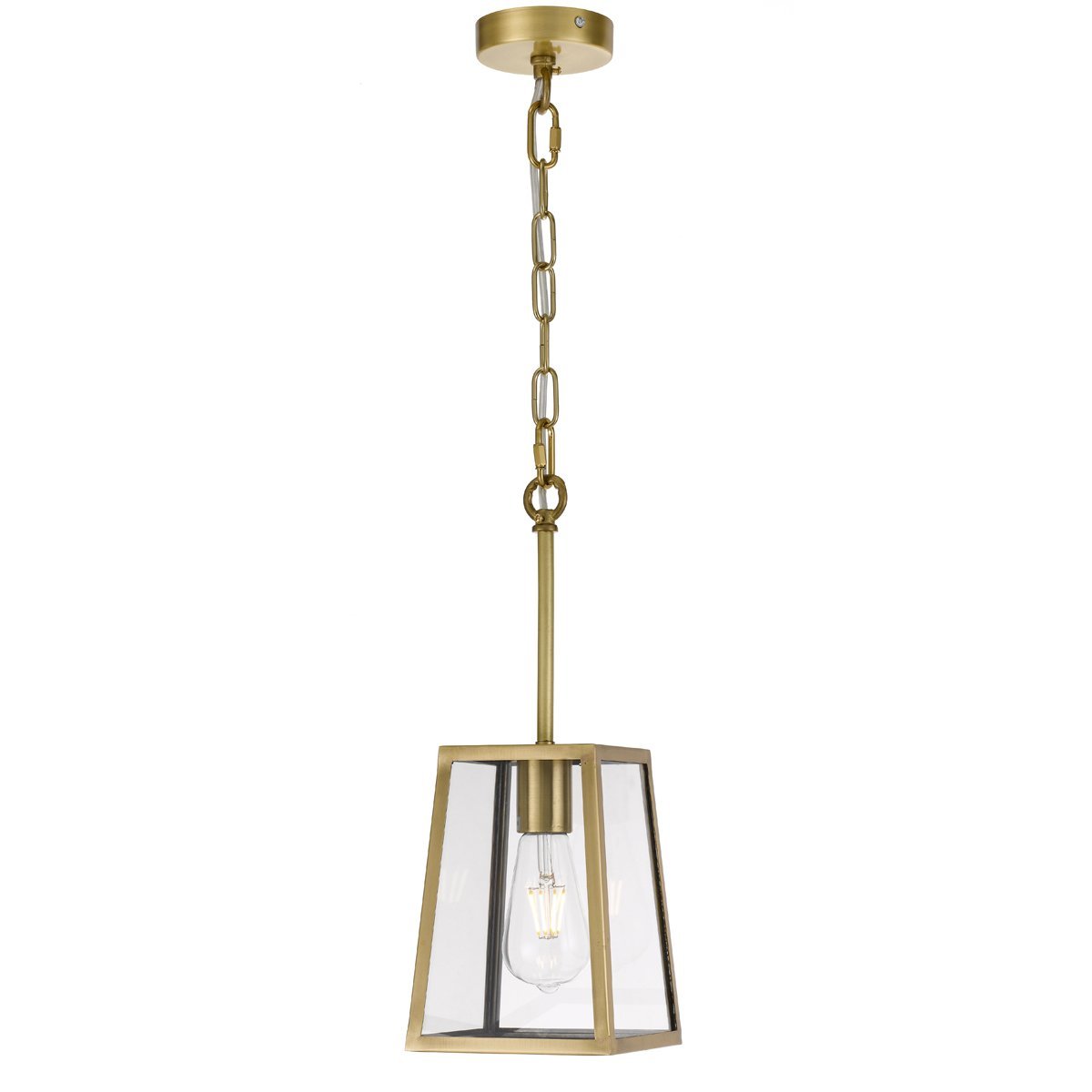 Cantena 150mm IP43 Antique Brass Exterior Pendant Light