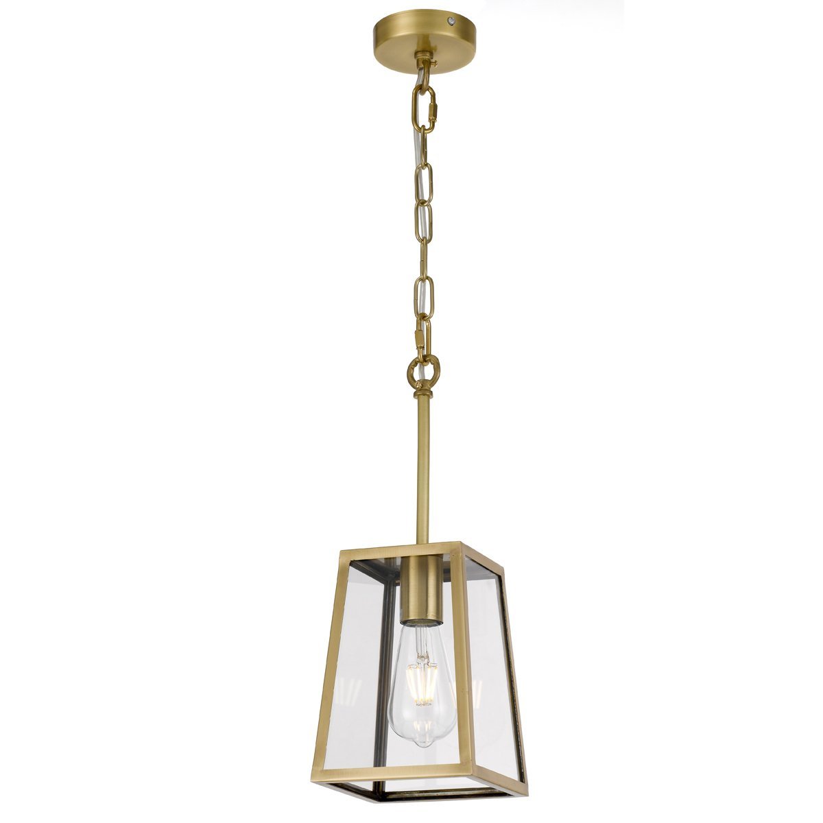 Cantena 150mm IP43 Antique Brass Exterior Pendant Light