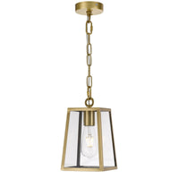 Thumbnail for Cantena 150mm IP43 Antique Brass Exterior Pendant Light