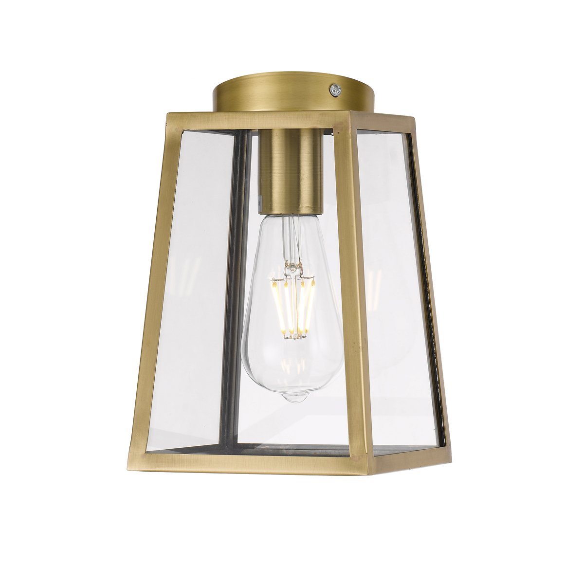 Cantena 150mm IP43 Antique Brass Exterior Pendant Light