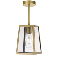 Thumbnail for Cantena 150mm IP43 Antique Brass Exterior Pendant Light