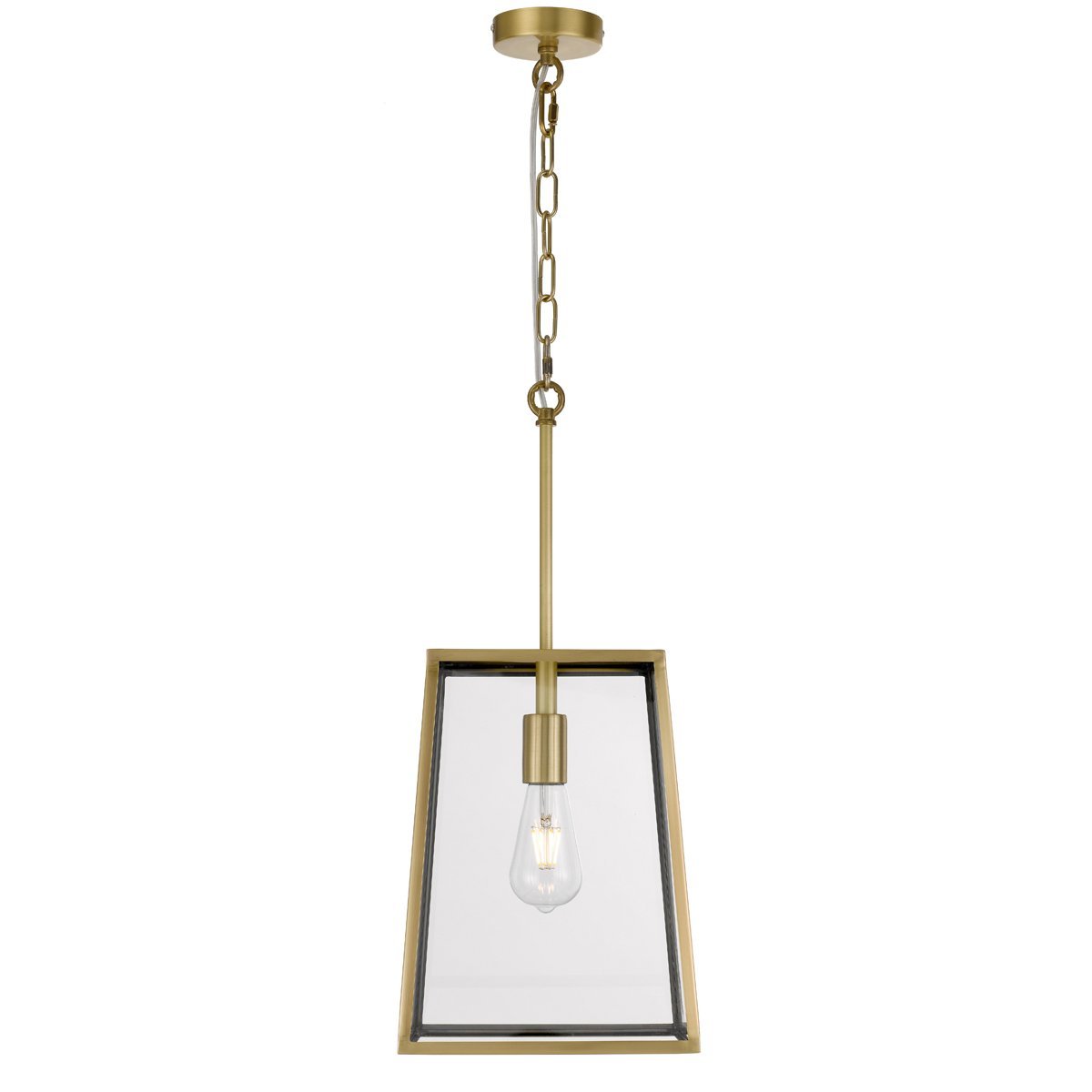 Cantena 250mm IP43 Antique Brass Exterior Pendant Light