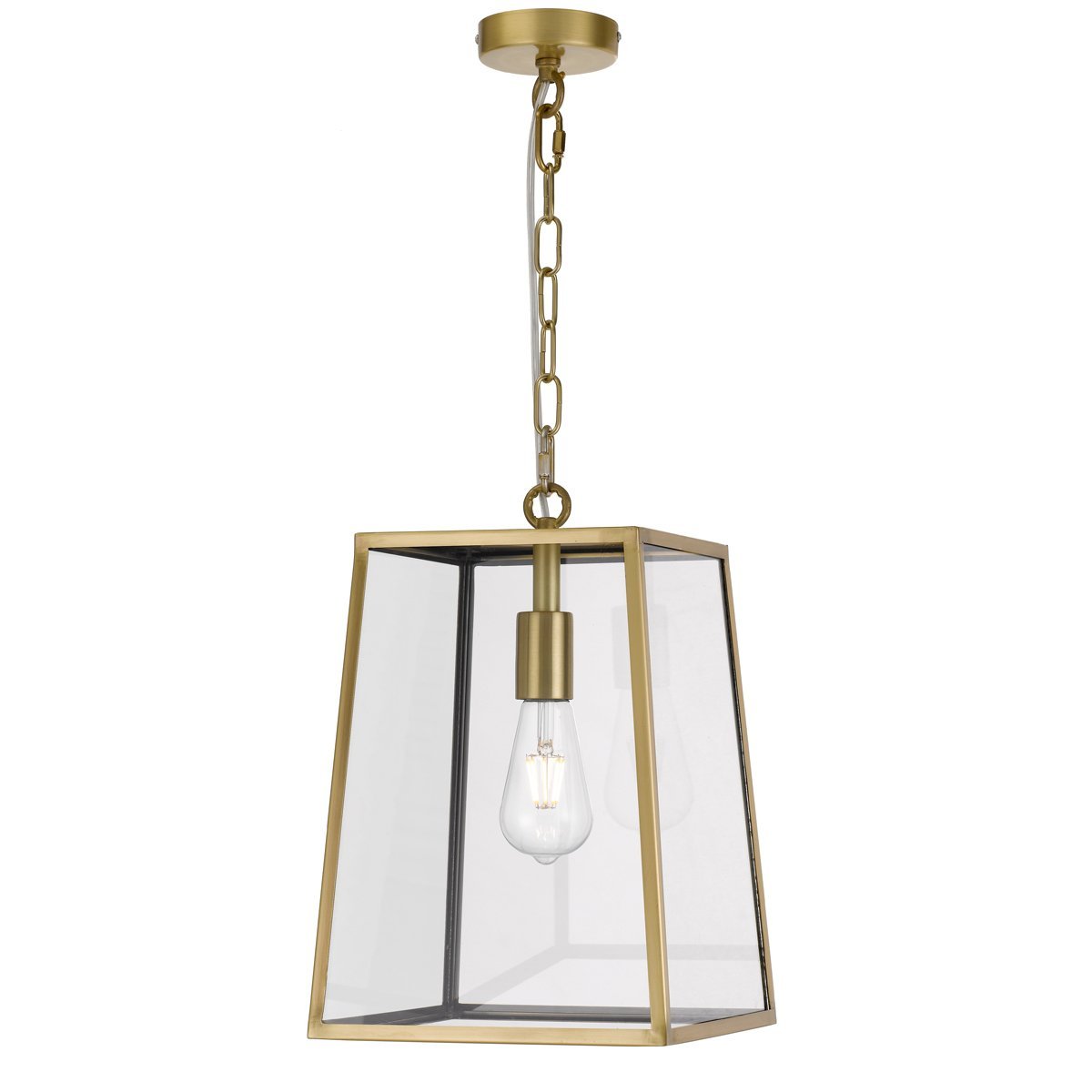 Cantena 250mm IP43 Antique Brass Exterior Pendant Light