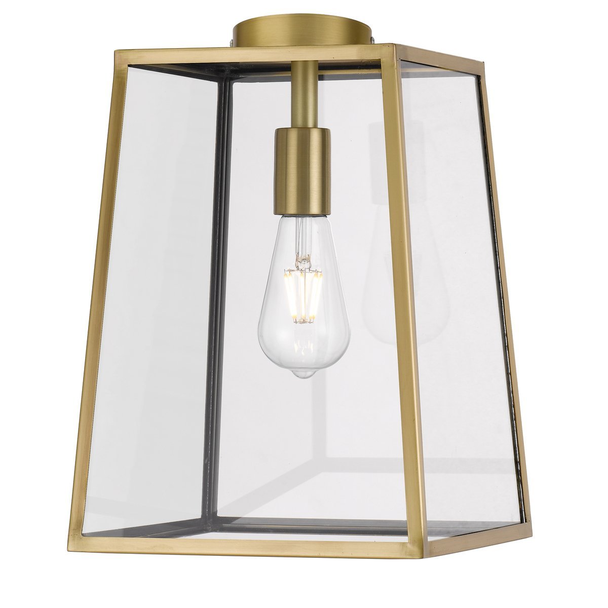 Cantena 250mm IP43 Antique Brass Exterior Pendant Light