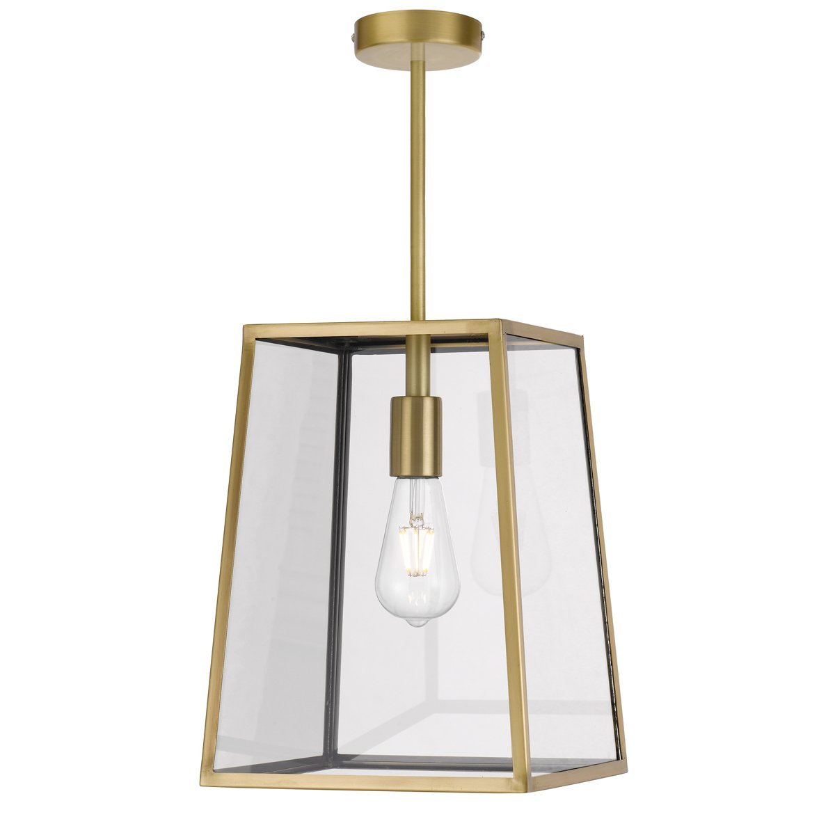 Cantena 250mm IP43 Antique Brass Exterior Pendant Light