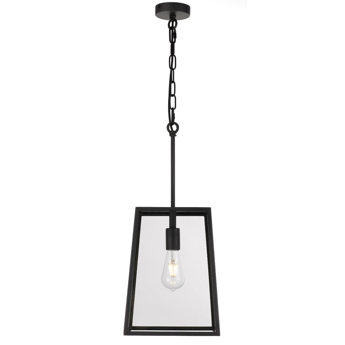 Cantena 250mm IP43 Black Exterior Pendant Light