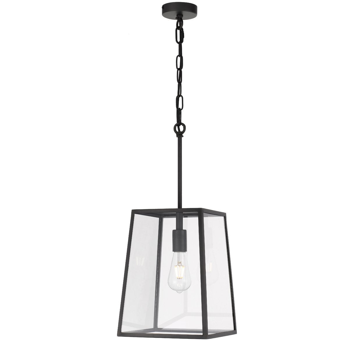 Cantena 250mm IP43 Black Exterior Pendant Light