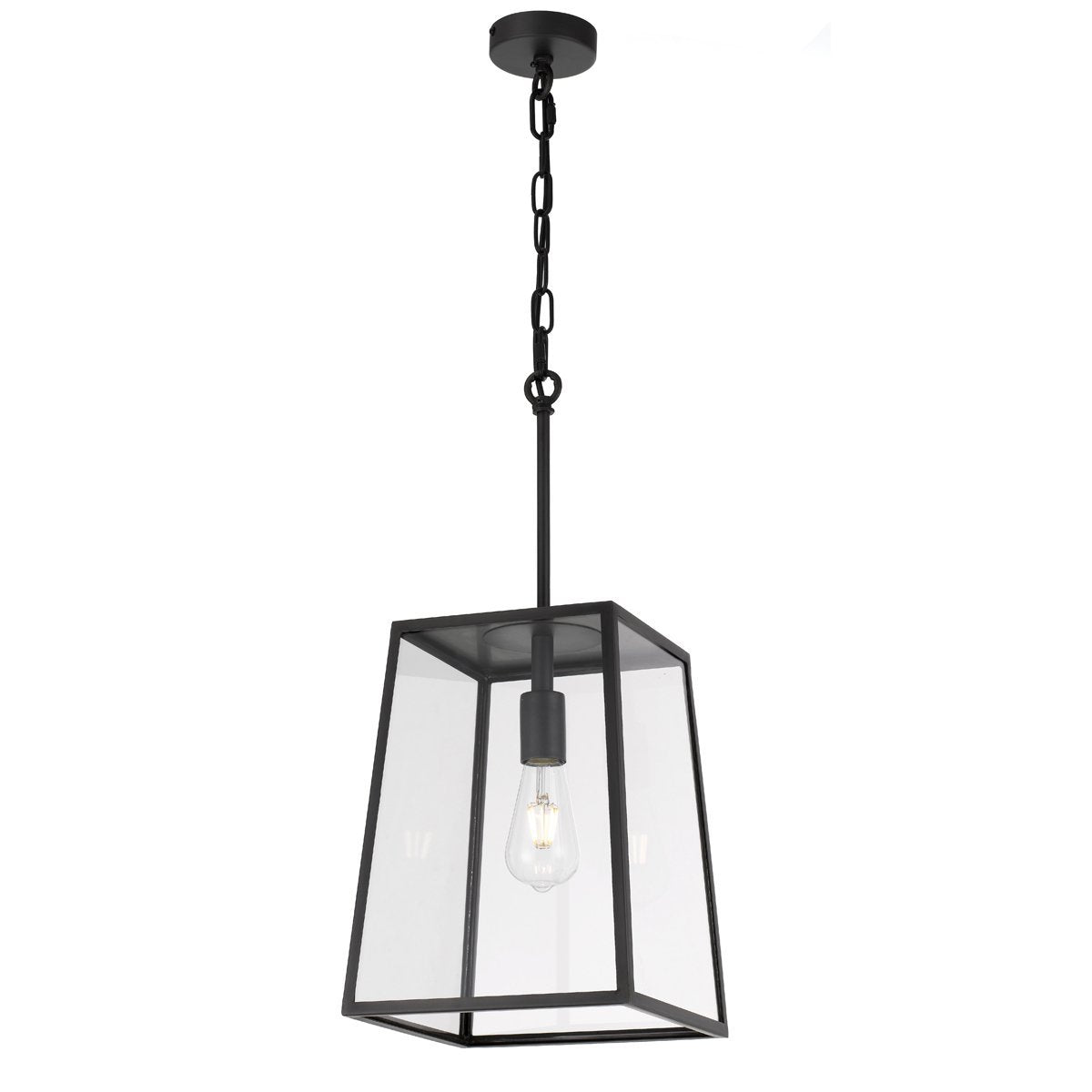 Cantena 250mm IP43 Black Exterior Pendant Light