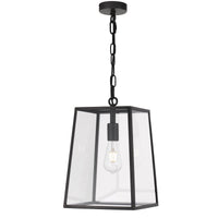 Thumbnail for Cantena 250mm IP43 Black Exterior Pendant Light