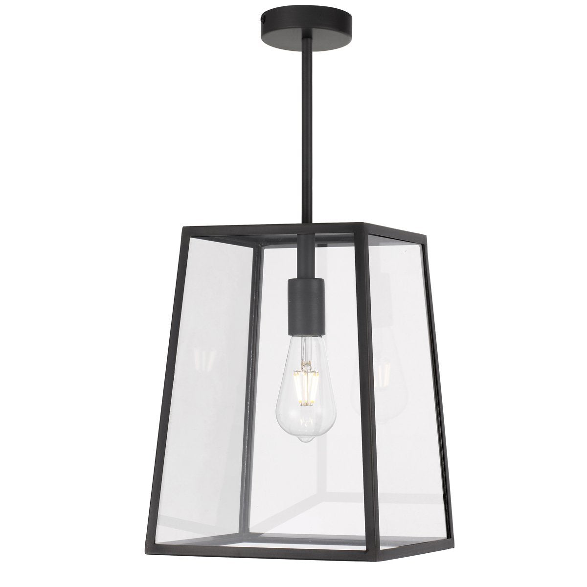 Cantena 250mm IP43 Black Exterior Pendant Light