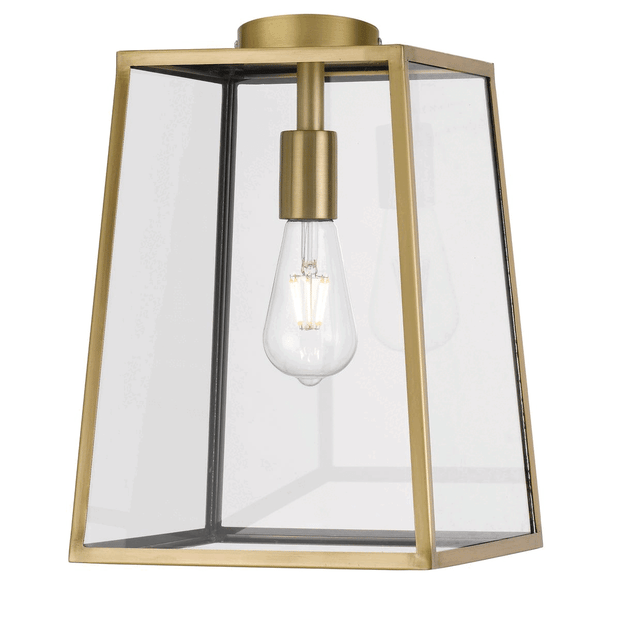Cantena 25 Black or Antique Brass IP43 Solid Brass Pendant