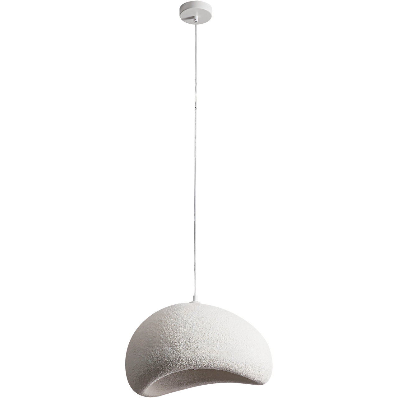 Cardinal White E27 400mm Polymer Resin Pendant