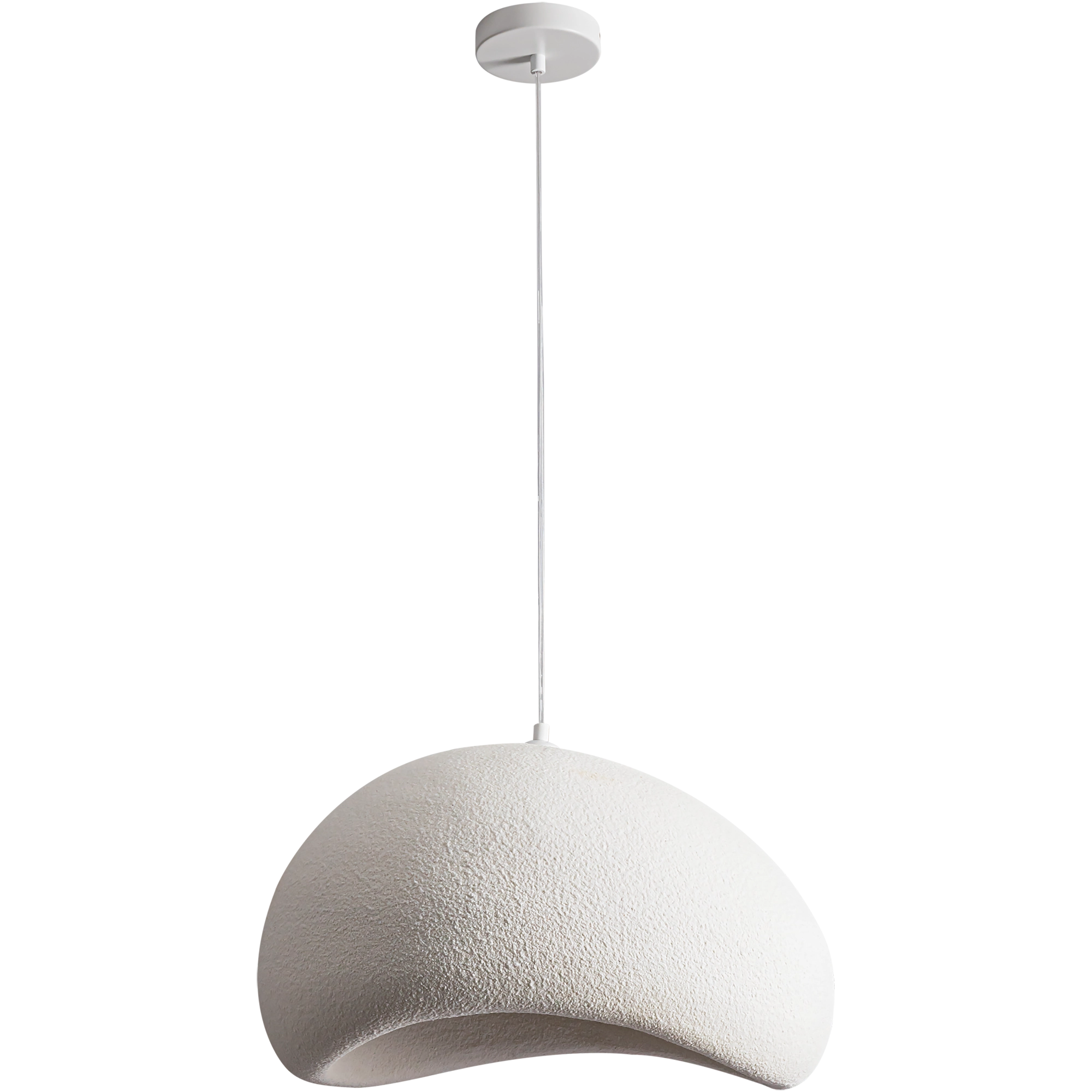 Cardinal White E27 500mm Polymer Resin Pendant