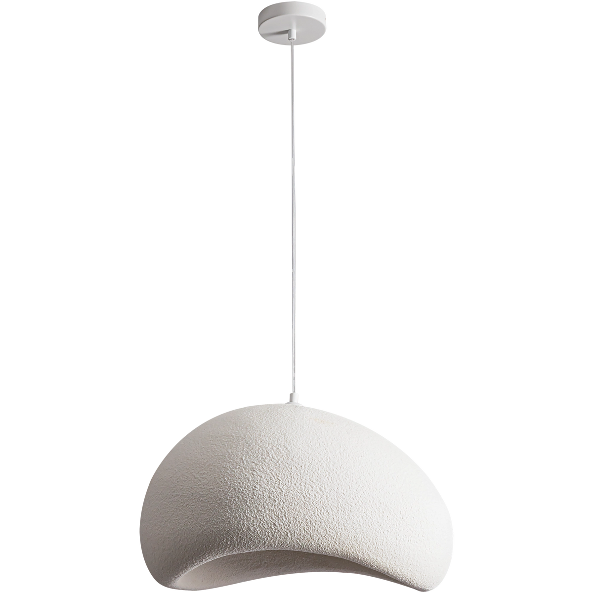 Cardinal White E27 500mm Polymer Resin Pendant