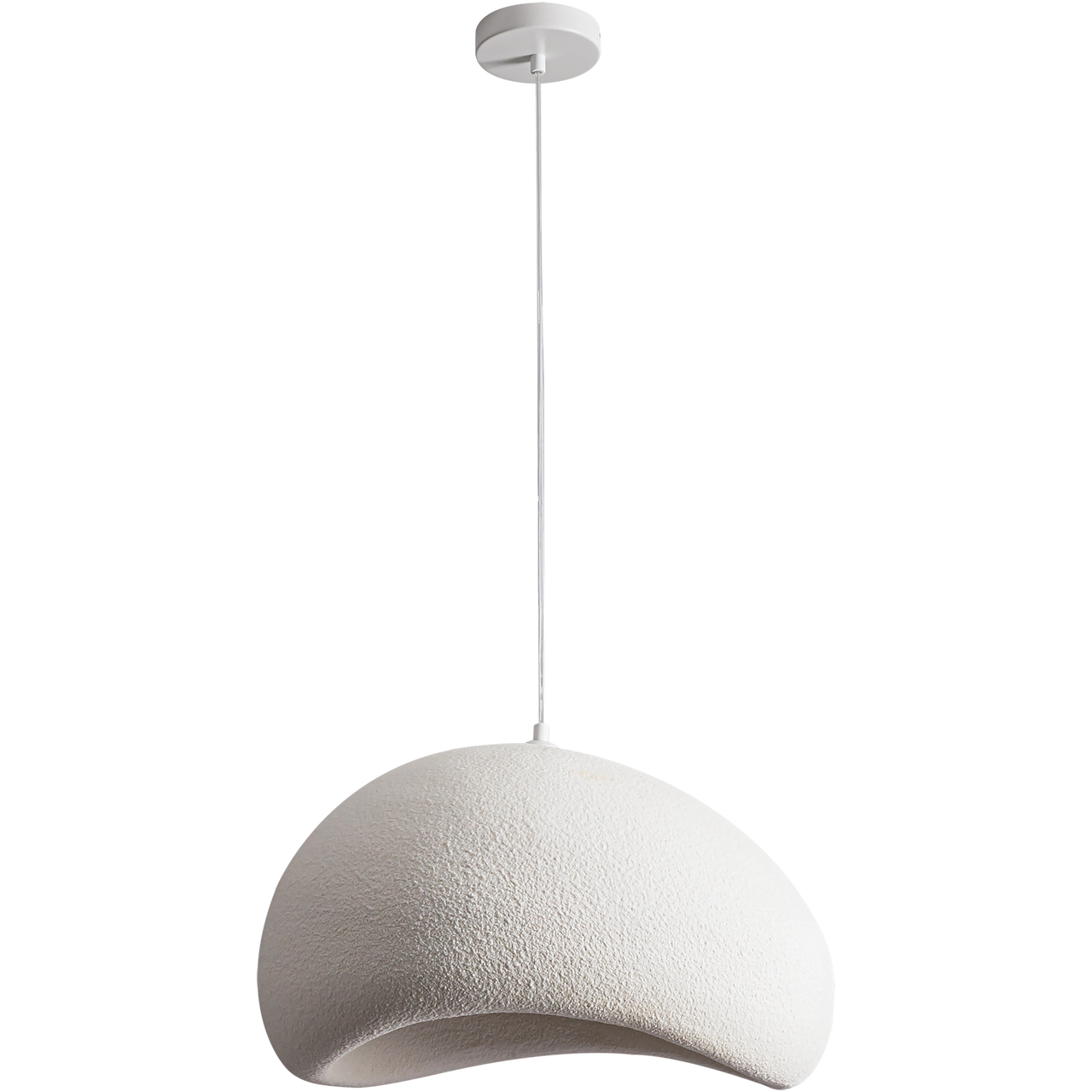 Cardinal White E27 500mm Polymer Resin Pendant