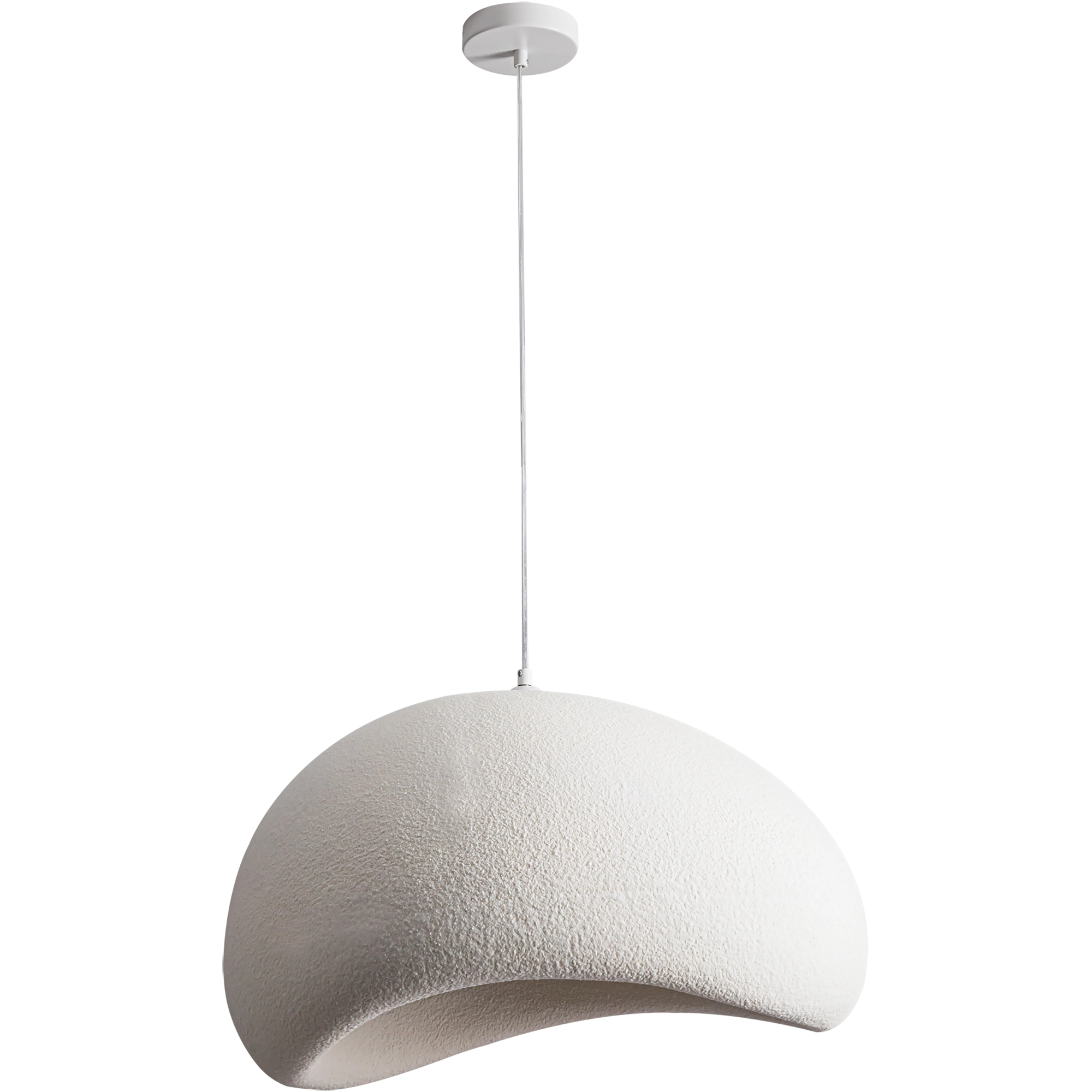 Cardinal White E27 600mm Polymer Resin Pendant