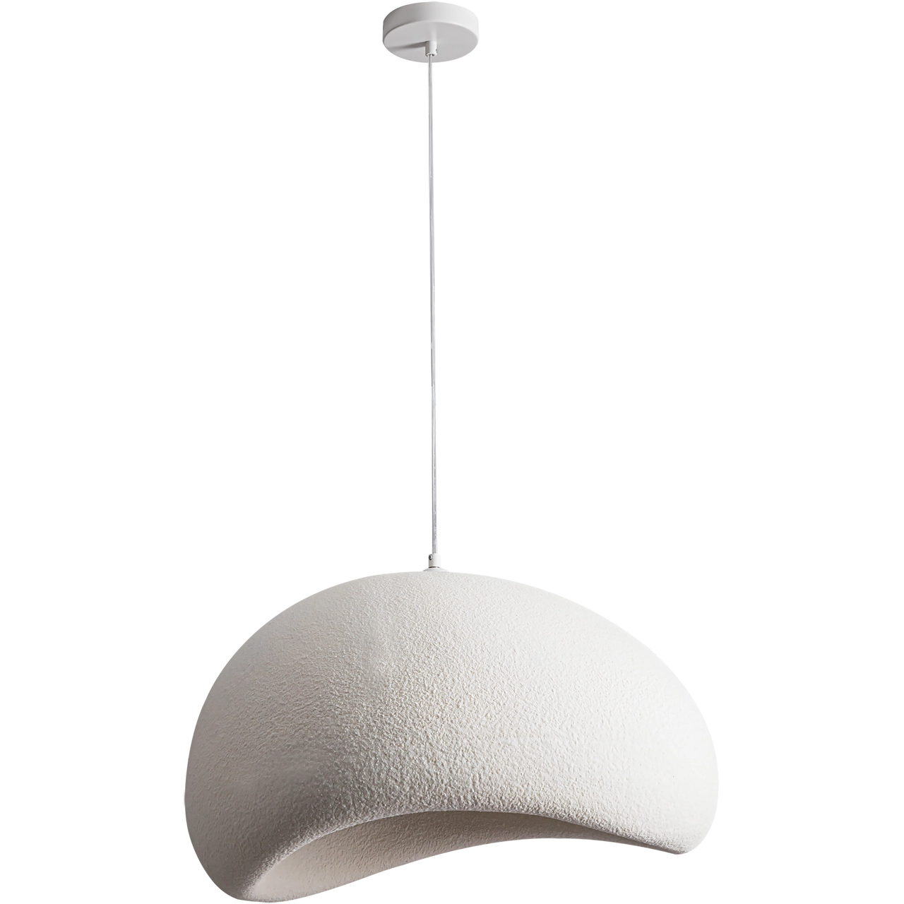 Cardinal White E27 600mm Polymer Resin Pendant